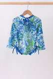 Ocean garden splash rashguard