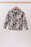 Camo Duck Embroidered Button Down Shirt