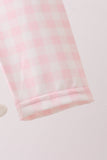 Pink Plaid UPF Rashguard