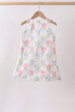 Blue Hydrangea Bow Dress