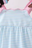 Blue Ice Cream Applique Bubble