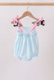 Blue Ice Cream Applique Bubble