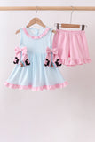 Blue Ice Cream Applique Set