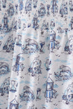 Blue Beach Smocked Women Dress