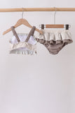 Khaki Character UPF 2pc Swim Set