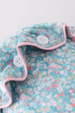 Green Floral Bonnet
