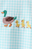 Green Mallard Embroidered Set