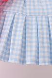 Pink ABC Appliqué Skorts Set