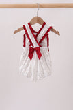 Maroon Alabama Elephant Applique Ruffle Bubble