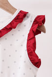 Maroon Alabama Elephant Applique Dress