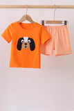 Orange Tennessee Dog Appliqué Set