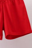 Red Apple Truck Appliqué Set