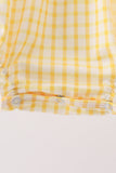 Mustard Honey Bear Embroidered Bubble