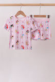 Pink Princess Bamboo Pajama Set