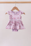 Purple Castle bamboo Ruffle Bubble