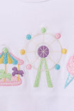 Carousel Embroidered Skorts Set