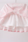Pink Gingham Skorts Set