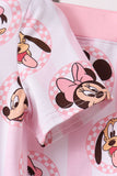 Pink character bamboo pajama set
