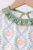 Sage Pumpkin Ruffle Jogger Set