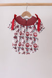 Maroon Alabama Smocked Bubble