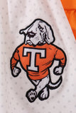 Orange Tennessee Applique Ruffle Shorts Set