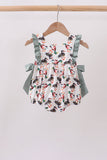 Sage Mallard French Knot Ruffle Bubble