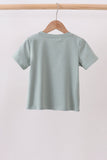 Sage Mallard French Knot Top
