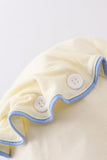 Cream lace bonnet