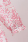 Pink Floral Smocked Dress