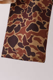 Camouflage duck applique pants set
