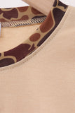 Camouflage duck applique top