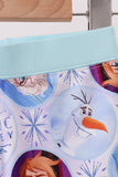 Blue frozen character bamboo pajama set