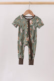 Green Hunting Bamboo Romper