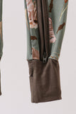 Green Hunting Bamboo Romper