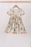 Yellow winnie the pooh bamboo dress