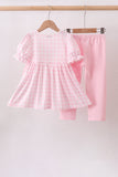 Pink Mallard Applique Pants Set