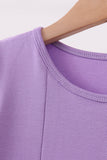 Purple witch applique dress