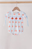 Blue Pumpkin Embroidery Bubble