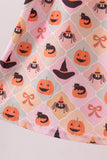 Pumpkin spider bow Dress