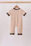 Gray Deer Applique Romper