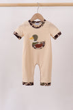 Camouflage duck applique Romper