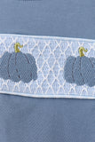 Blue Pumpkin Smocked Gingham Pants Set