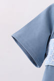 Blue Pumpkin Smocked Gingham Pants Set