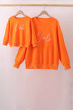 Orange Tennessee Vols Embroidery Mom&me Top