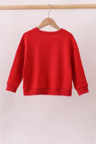 Red Mississippi Ole Miss Embroidery top