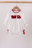 Red Alabama Roll Tide Embroidery Bubble
