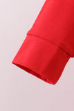 Red Georgia Embroidery Pants Set