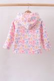 Pink Bow Fleece Hoodie Jacket
