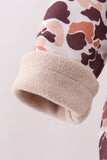 Camouflage Fleece Hoodie Jacket