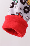 Monster truck fleece hoodie jacket
